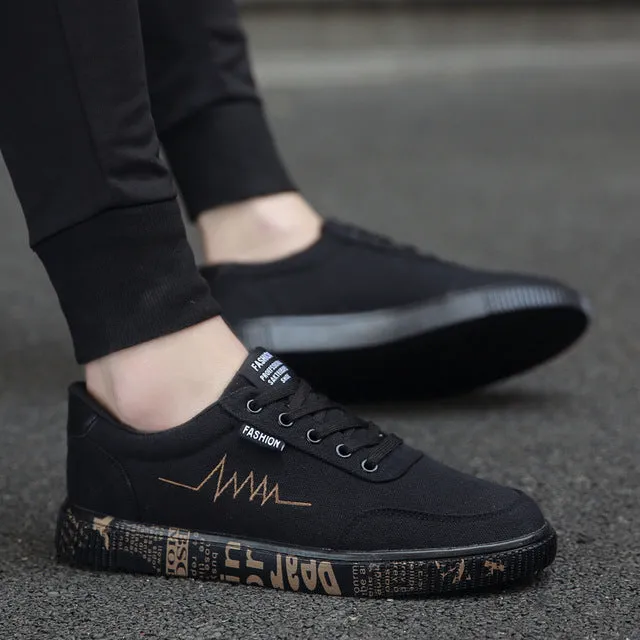 Men Casual Shoes Light Canvas Shoes Comfort Sneakers