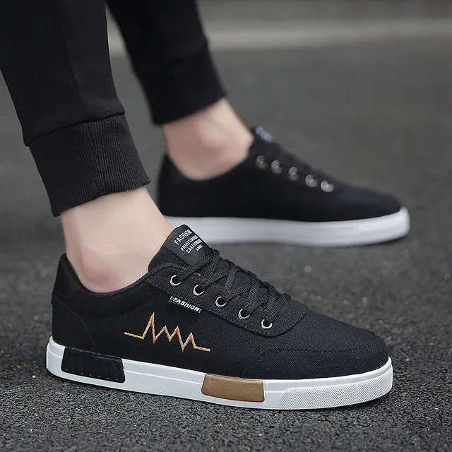 Men Casual Shoes Light Canvas Shoes Comfort Sneakers