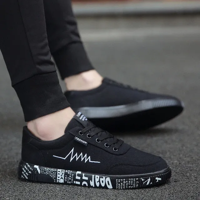 Men Casual Shoes Light Canvas Shoes Comfort Sneakers