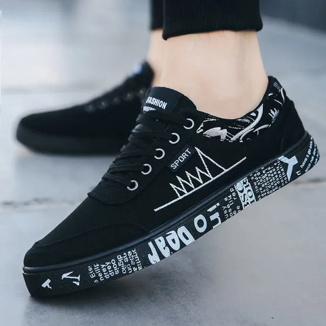 Men Casual Shoes Light Canvas Shoes Comfort Sneakers
