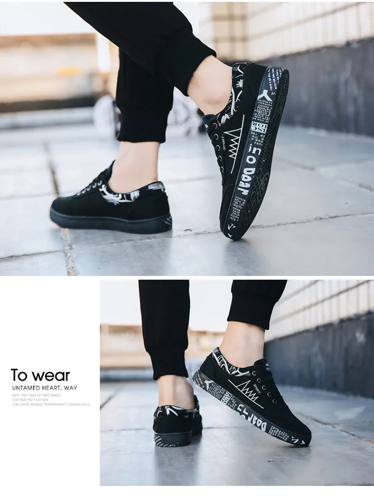 Men Casual Shoes Light Canvas Shoes Comfort Sneakers