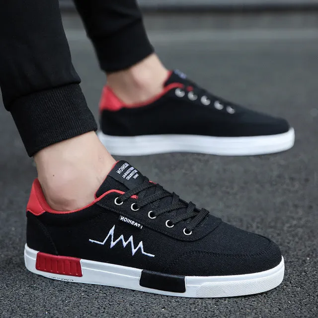 Men Casual Shoes Light Canvas Shoes Comfort Sneakers