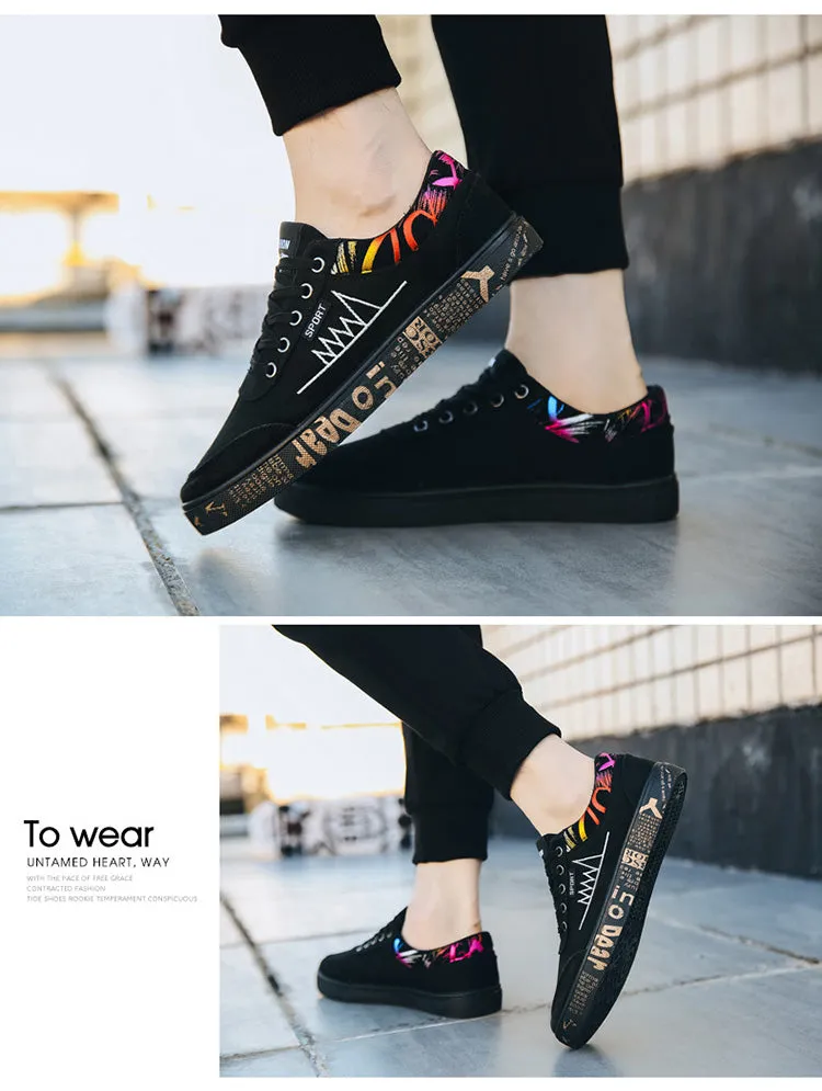 Men Casual Shoes Light Canvas Shoes Comfort Sneakers
