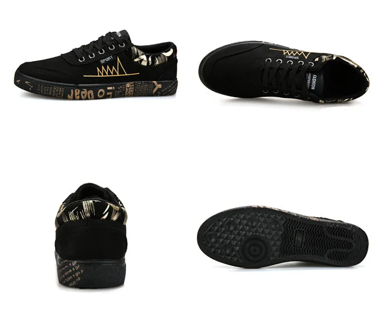 Men Casual Shoes Light Canvas Shoes Comfort Sneakers