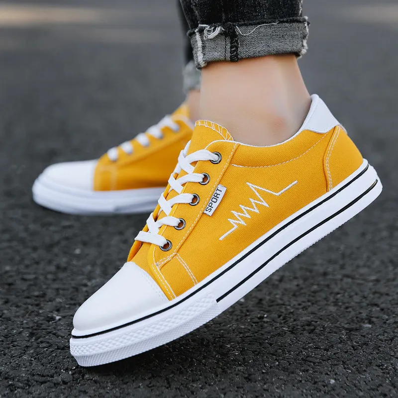 Men Casual Shoes Light Canvas Shoes Comfort Sneakers