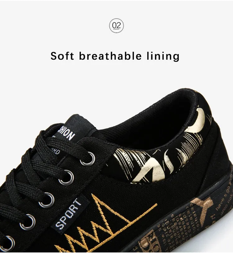 Men Casual Shoes Light Canvas Shoes Comfort Sneakers