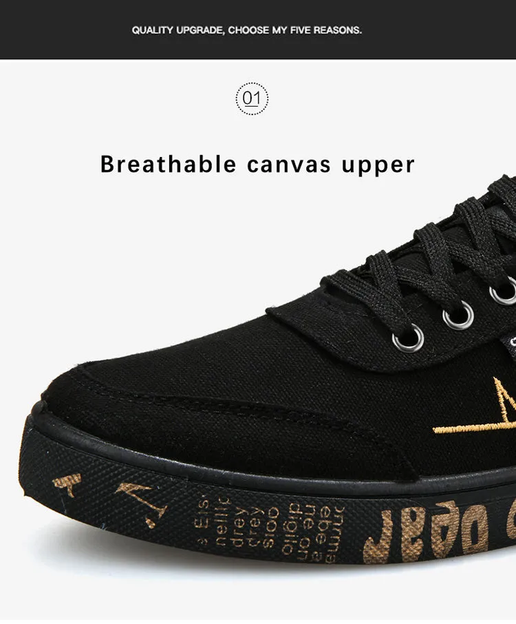 Men Casual Shoes Light Canvas Shoes Comfort Sneakers