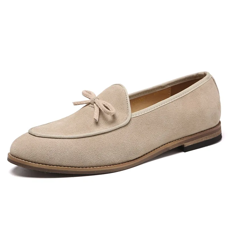 Men Suede Leather Loafer Shoes