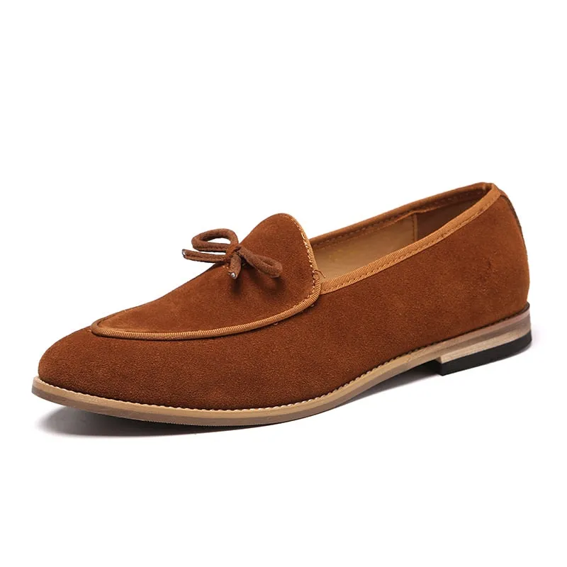 Men Suede Leather Loafer Shoes