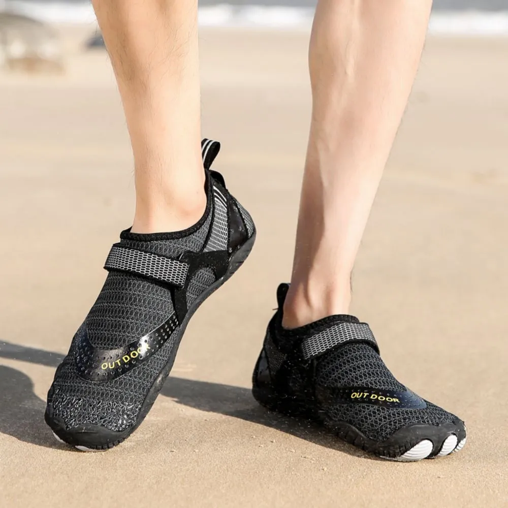 Men’s & Women’s Water Shoes Barefoot Quick Dry Aqua Sports - Black Size EU39 = US6