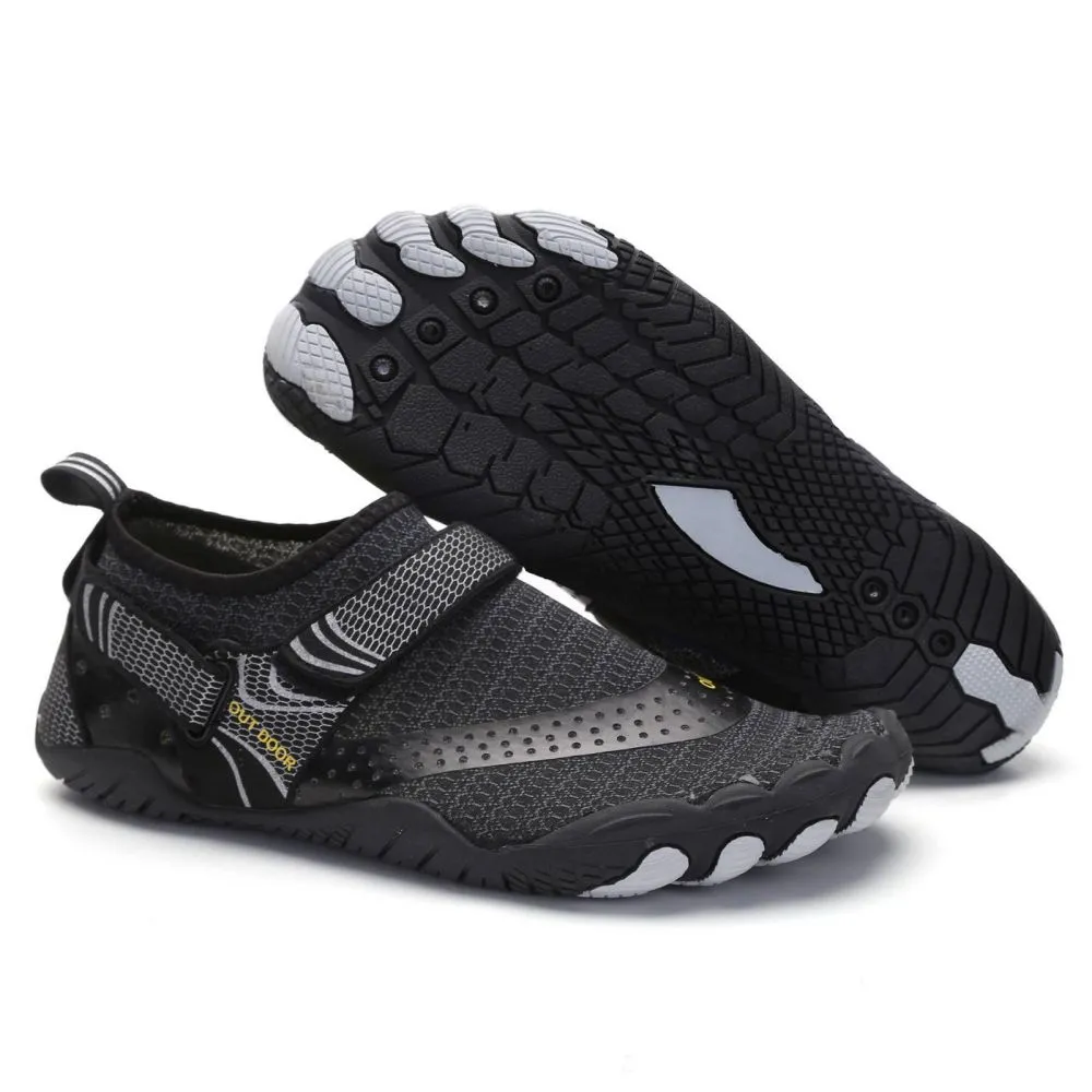Men’s & Women’s Water Shoes Barefoot Quick Dry Aqua Sports - Black Size EU39 = US6