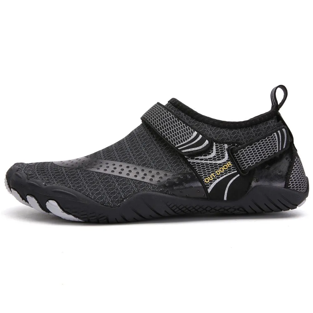Men’s & Women’s Water Shoes Barefoot Quick Dry Aqua Sports - Black Size EU39 = US6