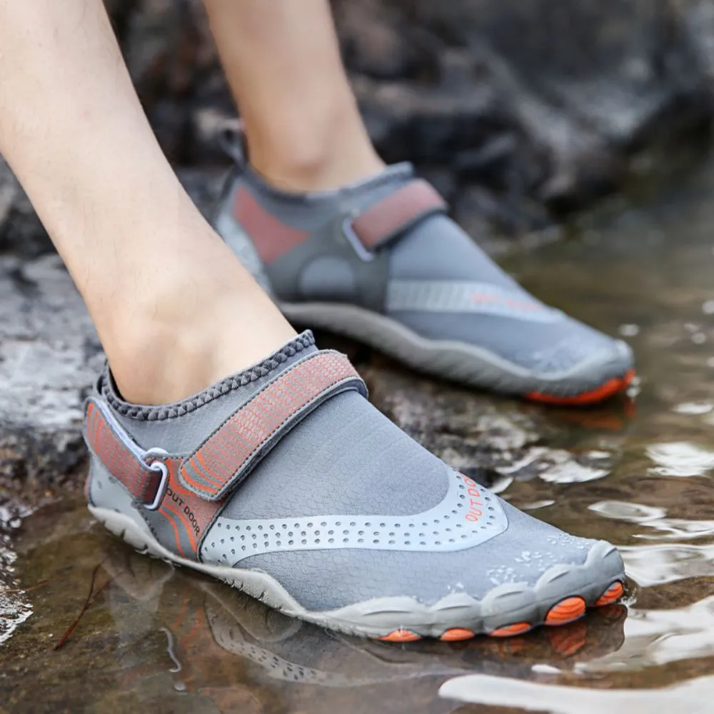 Men’s & Women’s Water Shoes Barefoot Quick Dry Aqua Sports - Grey Size EU43 = US8.5