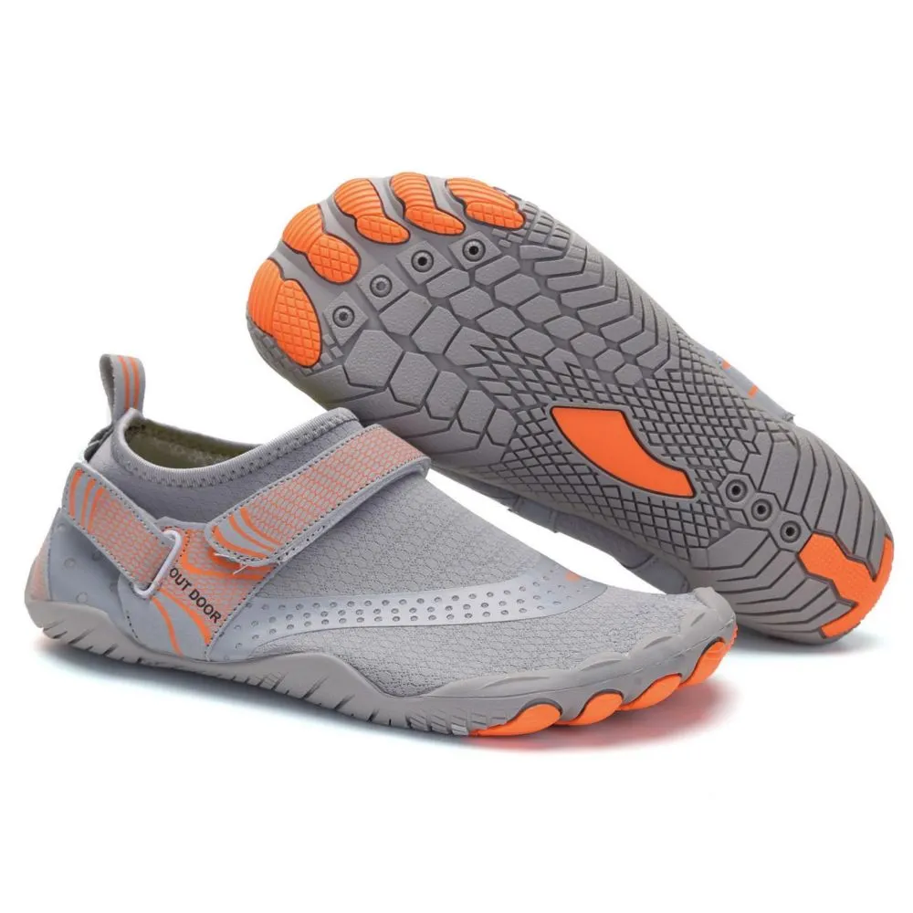Men’s & Women’s Water Shoes Barefoot Quick Dry Aqua Sports - Grey Size EU43 = US8.5