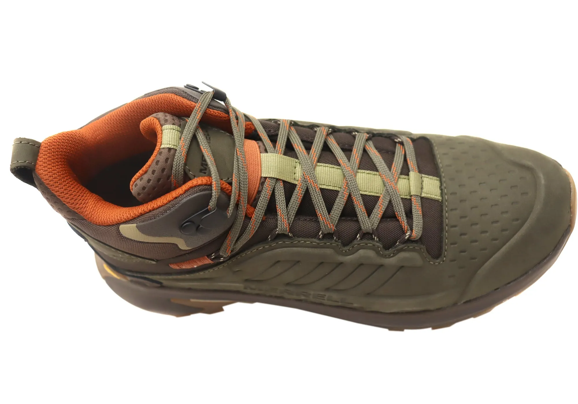 Merrell Mens Moab Speed 2 Mid Lthr Waterproof Comfortable Hiking Boots