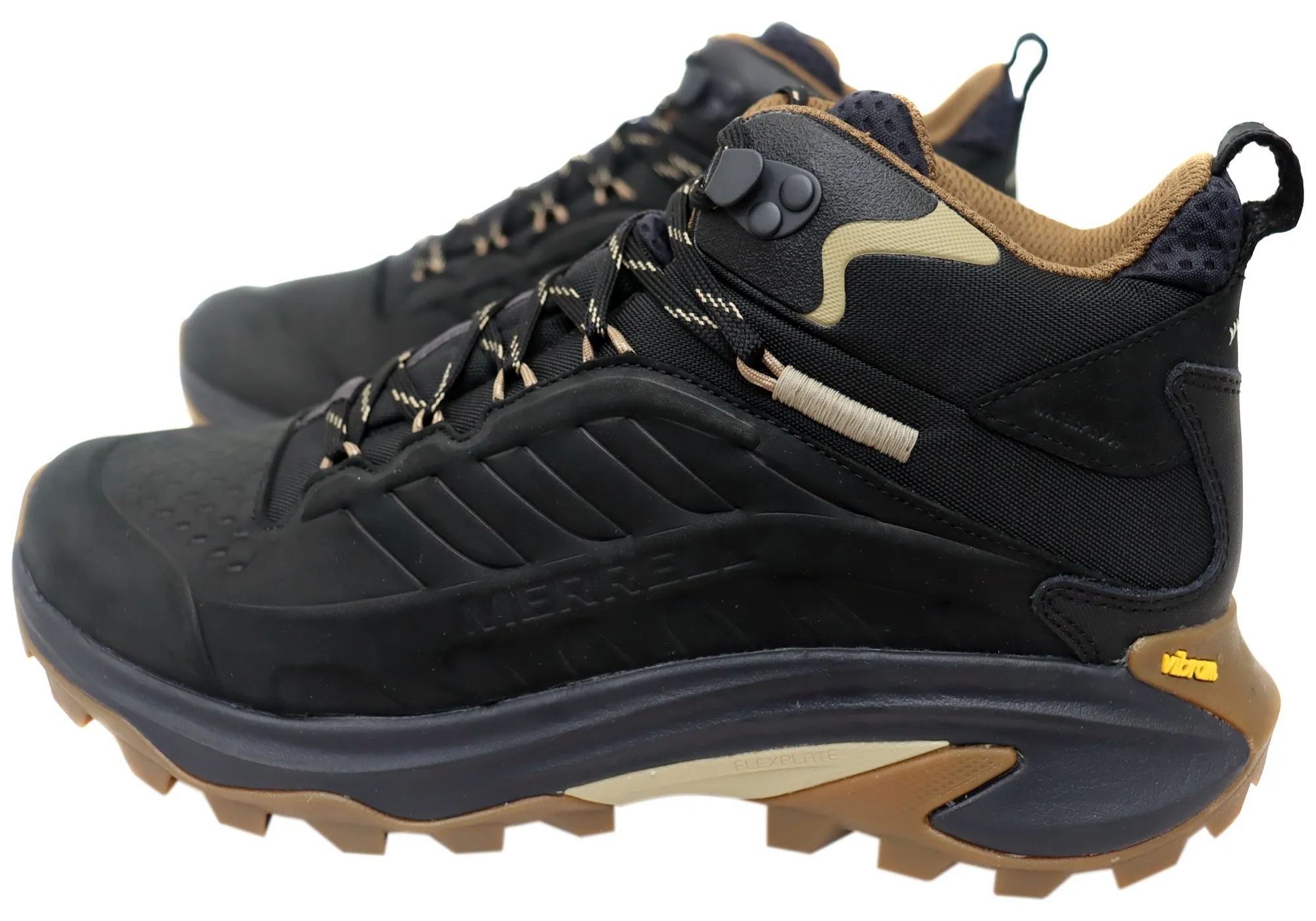 Merrell Mens Moab Speed 2 Mid Lthr Waterproof Comfortable Hiking Boots