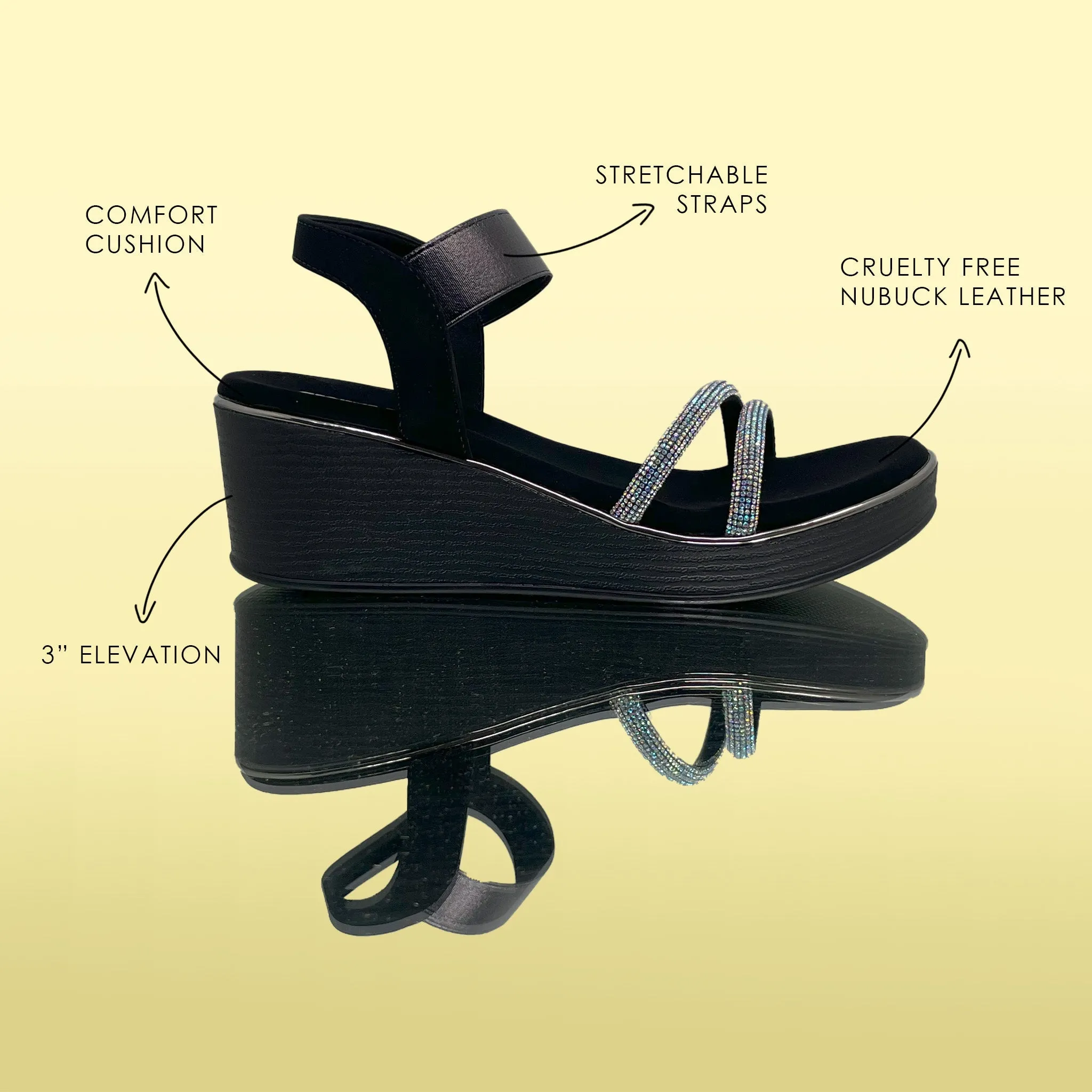Modernist crystal wedges