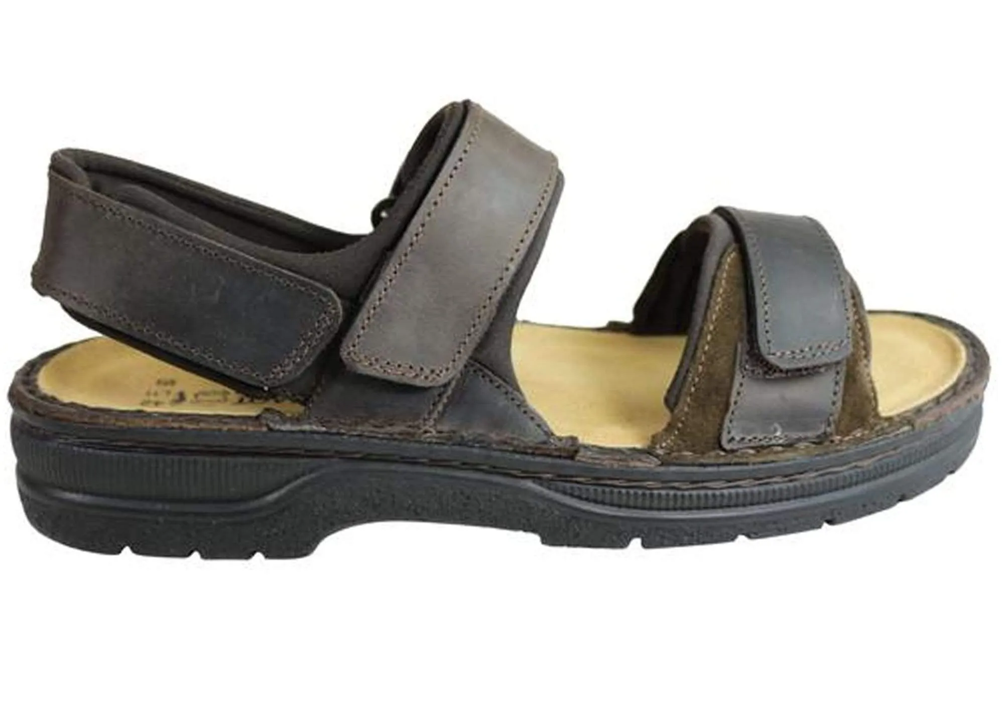 Naot Men's Arthur Sandals- Crazy Horse Leather/Hash Suede