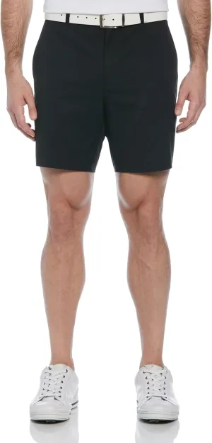 PGA TOUR Men's 7?? Flat Front Performance Stretch Golf Shorts with Active Waistband