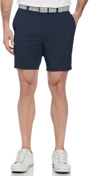 PGA TOUR Men's 7?? Flat Front Performance Stretch Golf Shorts with Active Waistband
