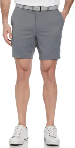 PGA TOUR Men's 7?? Flat Front Performance Stretch Golf Shorts with Active Waistband