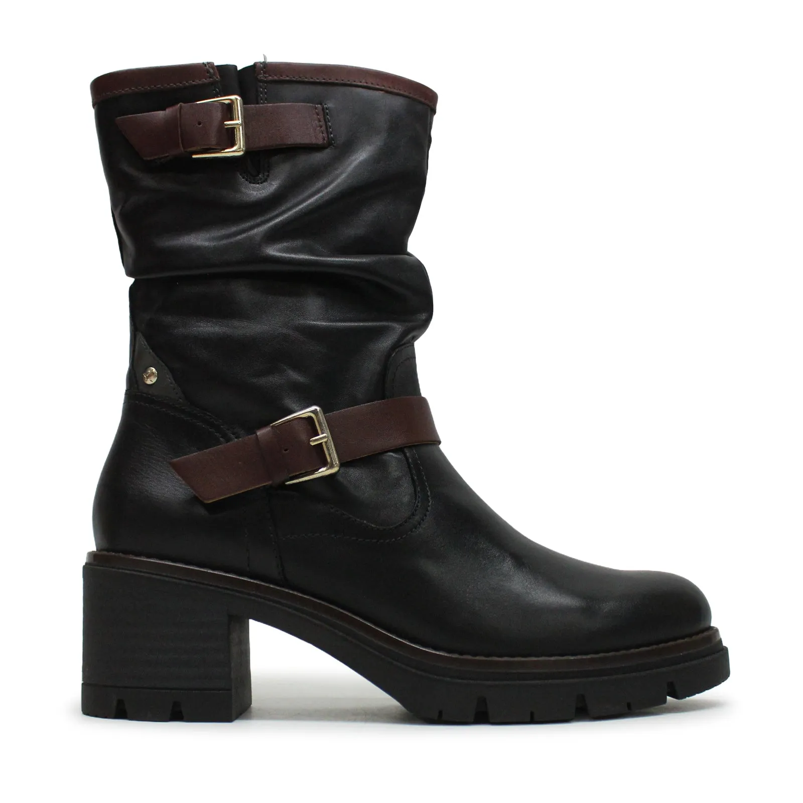 Pikolinos Soria W0B Leather Women's Heels Boots