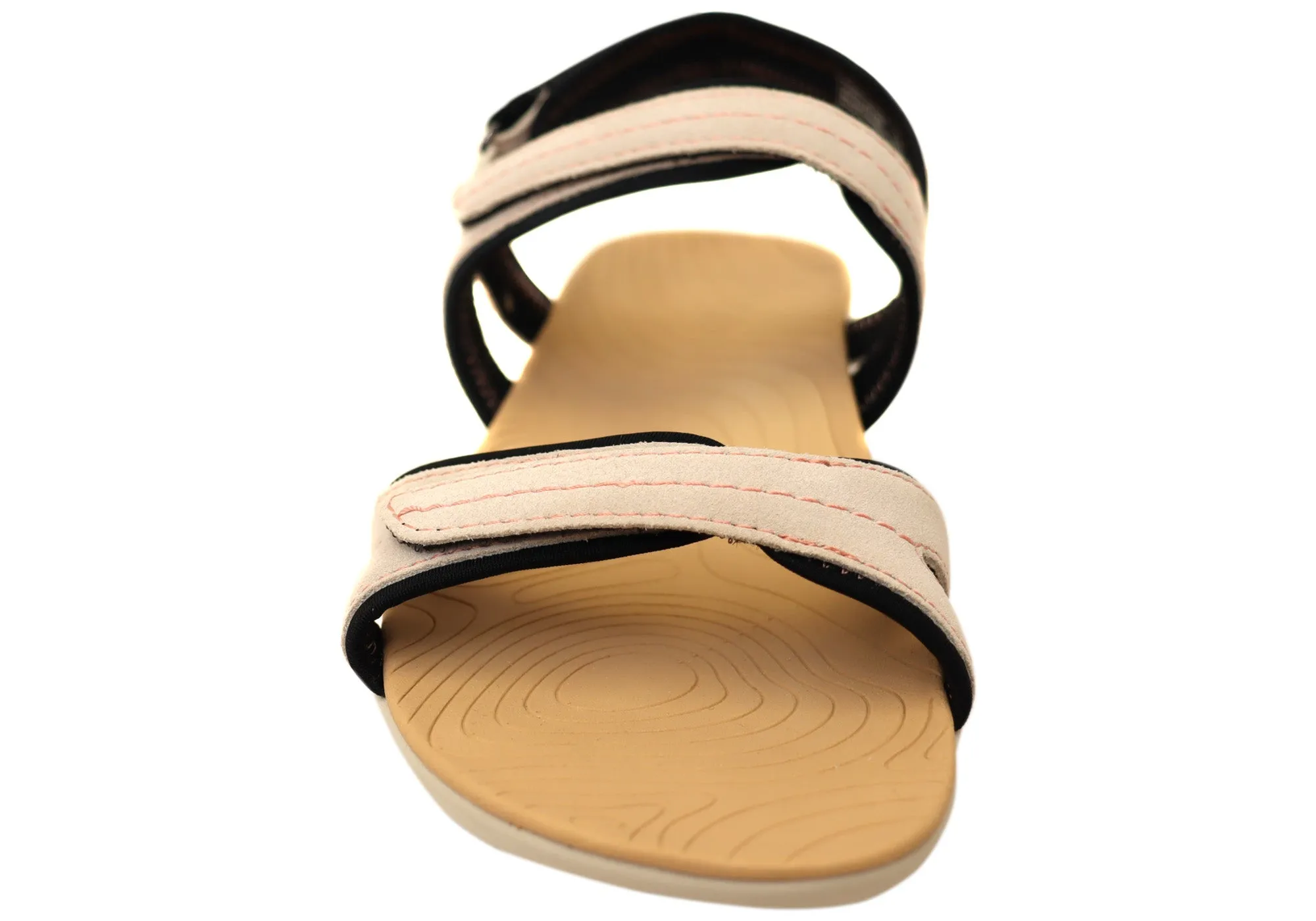 Revere Honduras Womens Comfortable Leather Adjustable Sandals