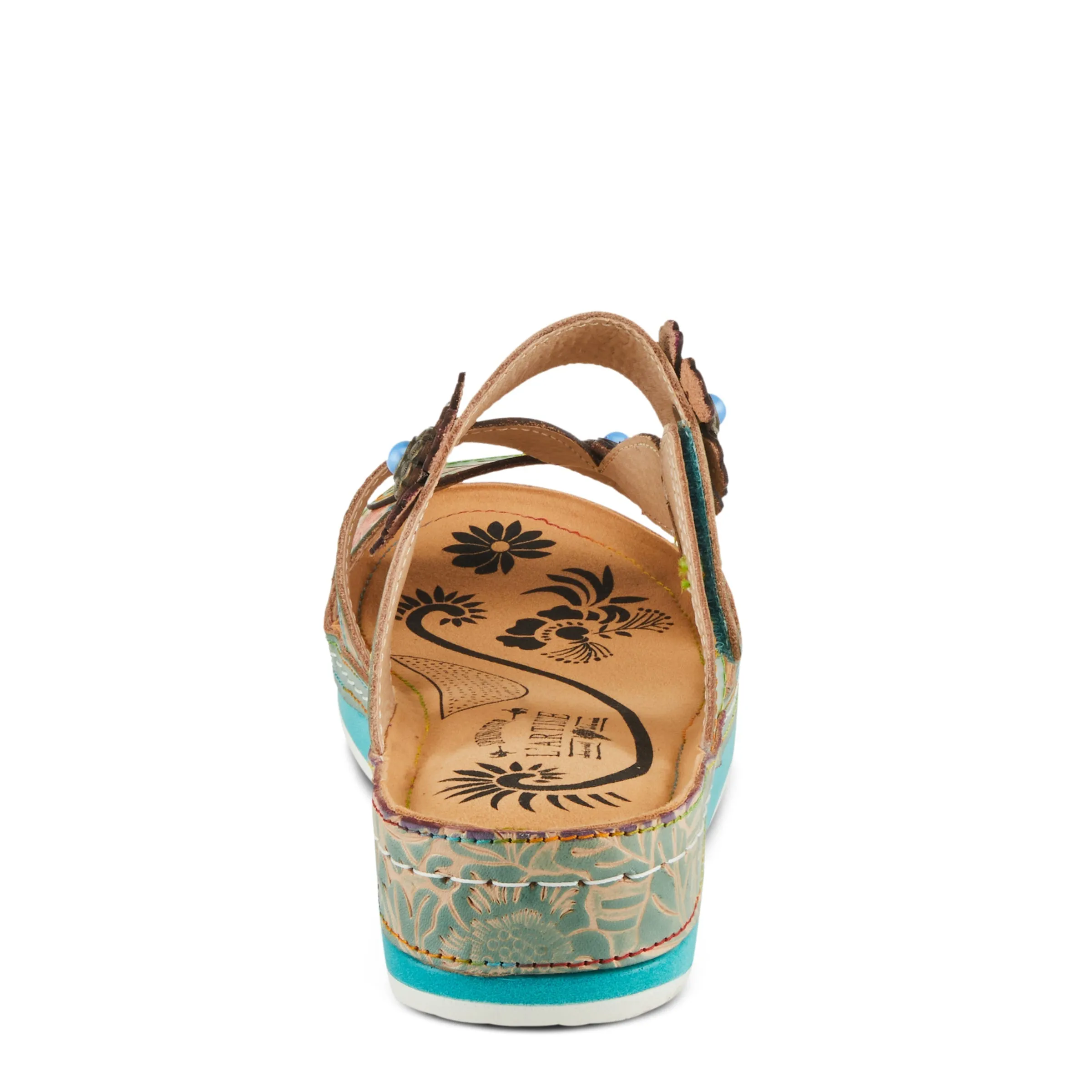 Spring Step Shoes L'Artiste Pillow Soft Women's Comfortable Floral Sandals
