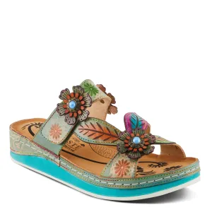 Spring Step Shoes L'Artiste Pillow Soft Women's Comfortable Floral Sandals