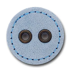 Two-Hole Suede Leather Button