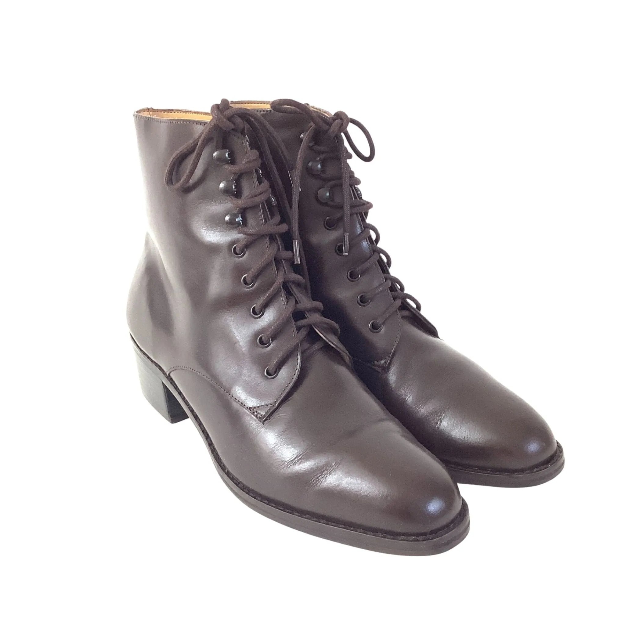 Vintage Laced Ankle Boots