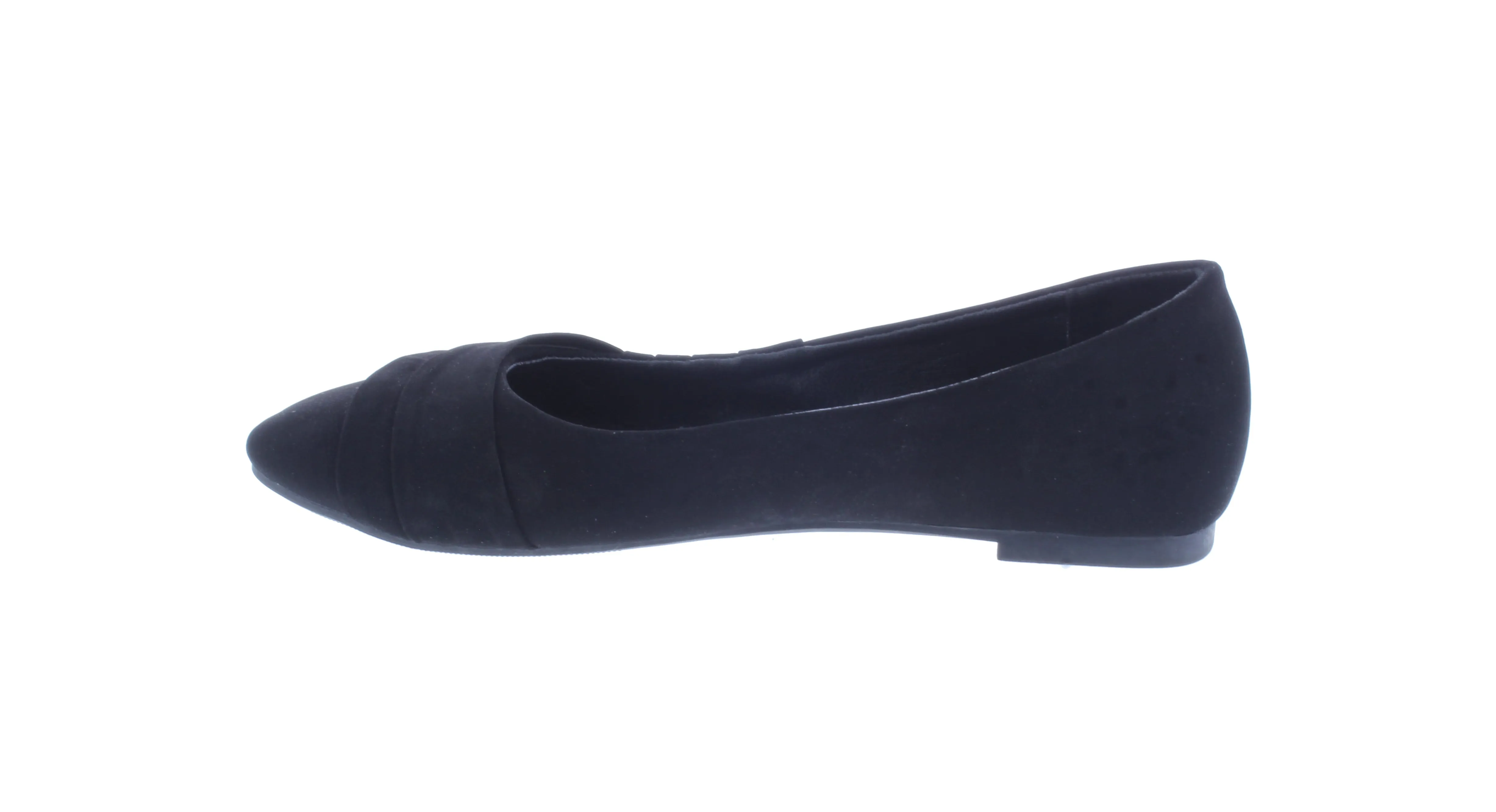 Women Ballerina with Pleats and Rounded Tip