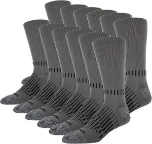 Wrangler - Peak Men's Crew Socks - Durable Half Cushion Socks with Arch Support