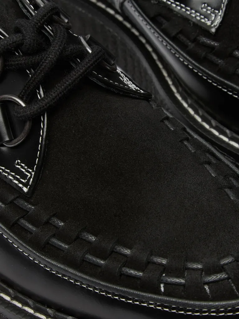 YMC x George Cox Hatton Shoe in Black Suede