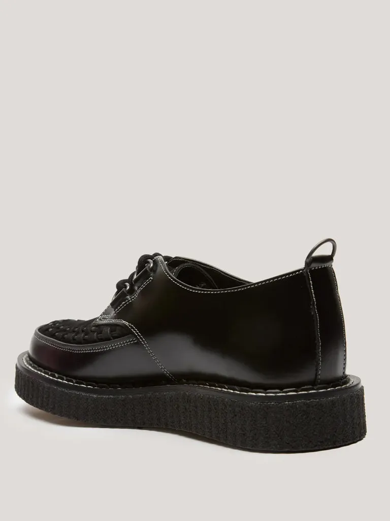 YMC x George Cox Hatton Shoe in Black Suede
